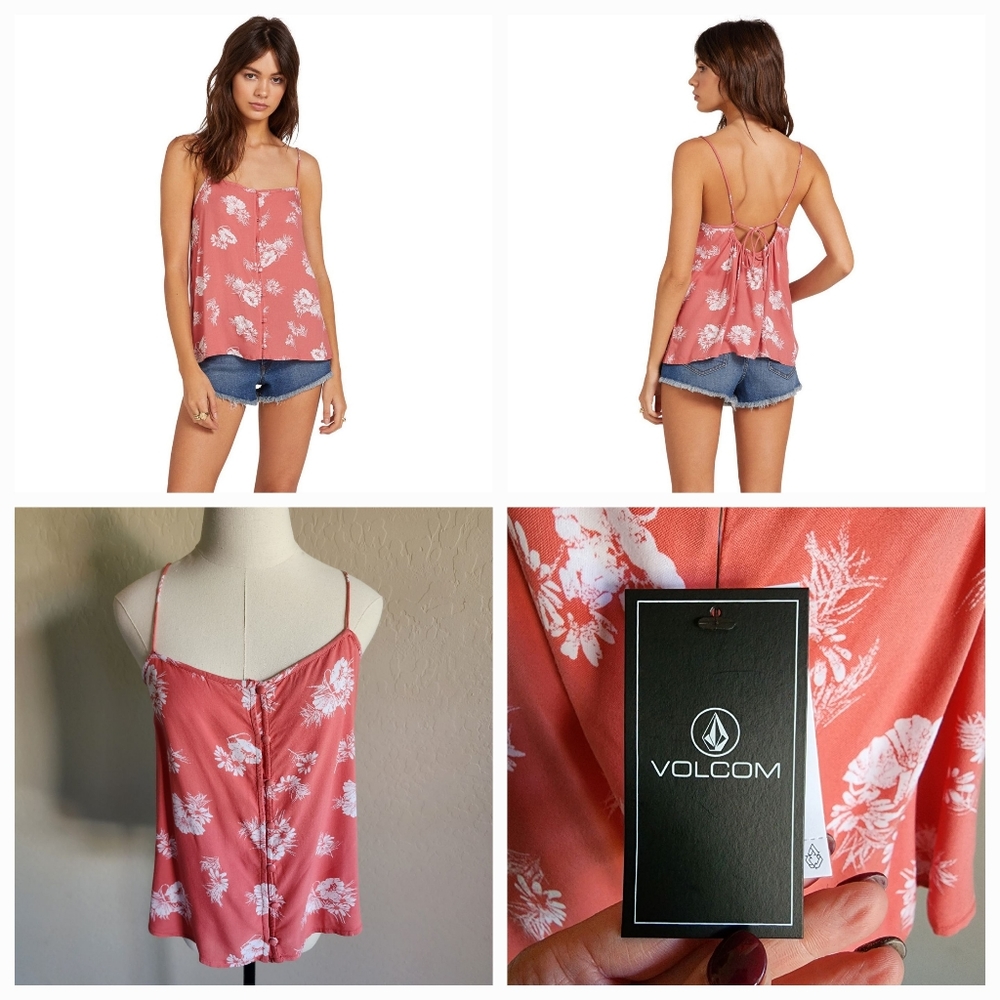 ⭐4/$20‎ Volcom Stone Steps Cami XS NWT